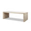 Cresha 94" Reclaimed Wood Stacked Geometric Waterfall Dining Table, Seats up to 8