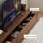 Modern Nut-Brown Solid Wood TV Stands-948930926