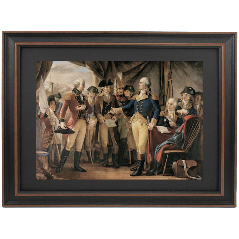 Cornwallis est inculpé pour cessation des combats par Constantino Brumidi, H 20 po x l 24 po