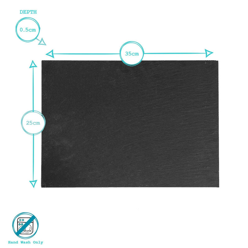 Other Solid Colour Rectangle Placemat, 25cm W x 35cm L