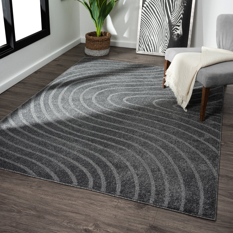Geometric Indoor Rug, Rectangle 9' x 12'