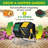 37 Gallons Plastic Outdoor Tumbler Composter with Latching Lid