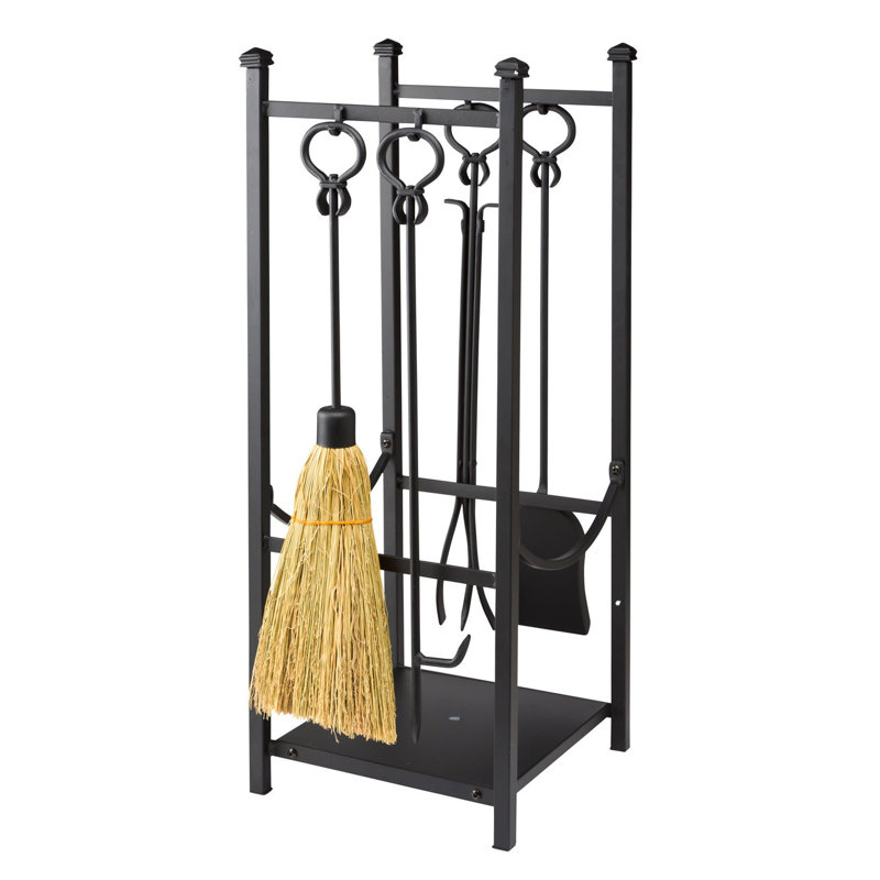 Bethune 12.5" W x 12.5" D Metal Log Rack