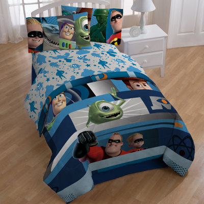 Ensemble de draps jumeaux Pixar Filmstrip