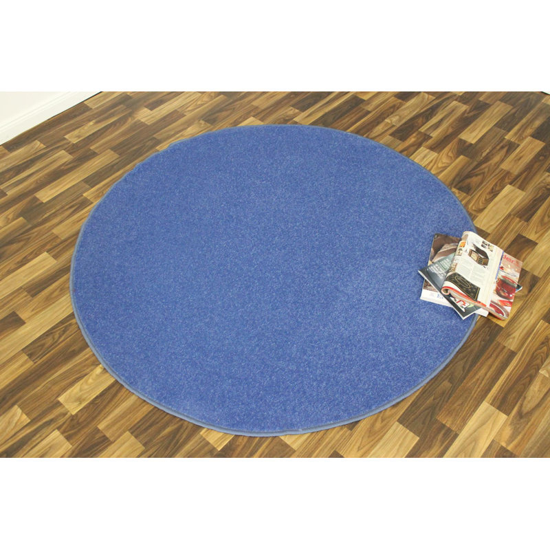 Nasty Blue Area Rug, Round 133 x 133cm