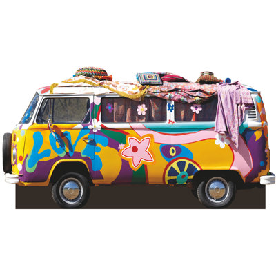 47 "Hippie Van Groovy Car 60S Woodstock