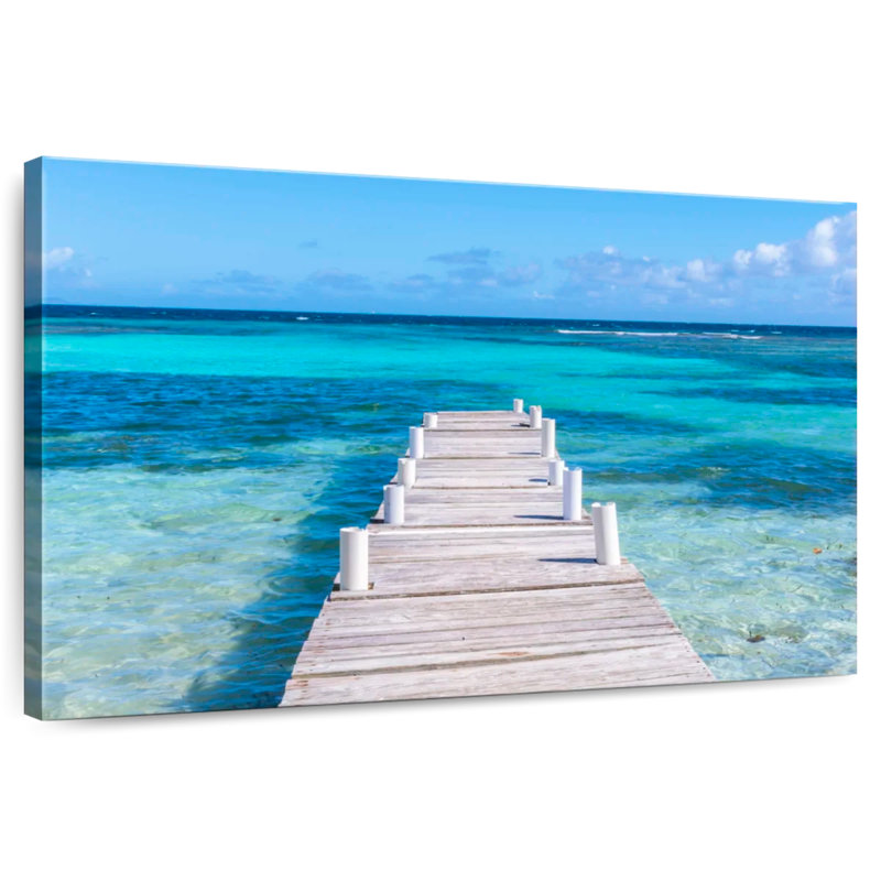 Gillard, Playa Larga, Porto Rico, océan, H 24 po x l 36 po