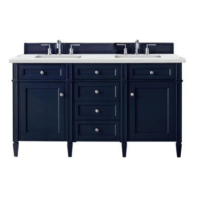 Brittany 60" Double Vanity W/FreePower Wireless Charger