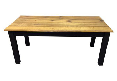 Table de salle à manger en bois de sapin massif