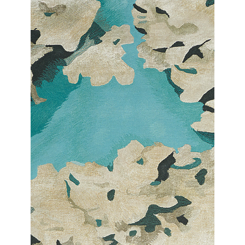 Annan Viscose Abstract Indoor Rug