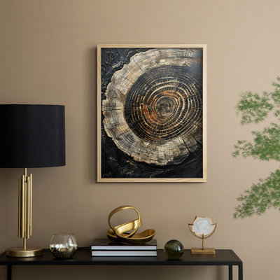 ABSTRACT Series CLX Framed Print - Solid Wood