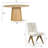 Gregg 4 - Person Dining Table Sets With 52'' Round Table & 4 Upholstered Solid Wood Chairs-106246361