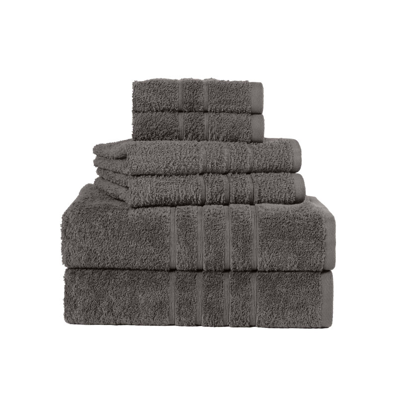 Martex Ultimate Solid 6 Piece Eiffel Tower Towel Set, Eiffel Tower