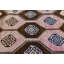 Tapis oriental délavé semi-antique semi-antique