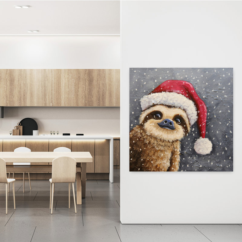 Art urbain contemporain Merry Sloth, H 48 po x l 48 po
