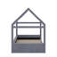 Lit plateforme tapissier pleine grandeur avec bandes lumineuses à DEL, structure de lit de jour en bois-792717240