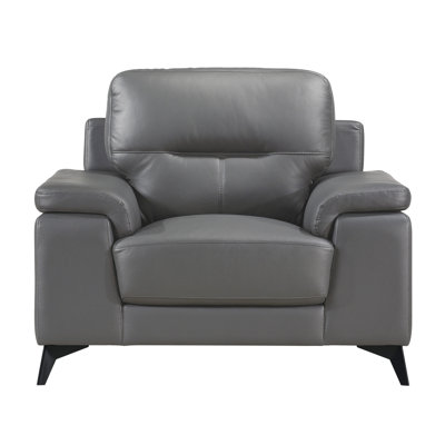 Faux Leather Club Chair