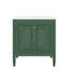 Meuble-lavabo 30 po avec lavabo et deux portes avec tablette-324123159