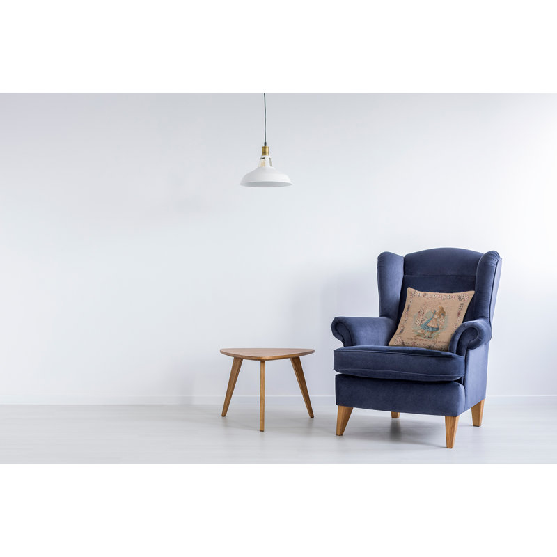 Contemporary Cotton Blend Pillow Cover