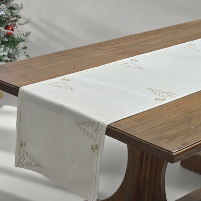 100% Cotton Dining Table Runner - Christmas Stitch