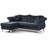 Hollywood Velvet L-Shaped Sectional Reversible-50945404