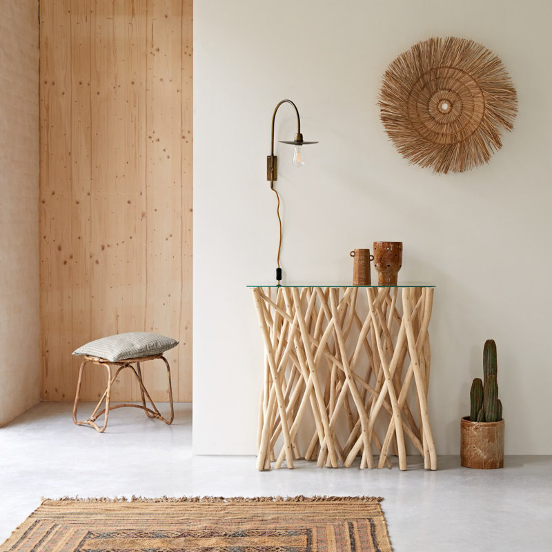 Treibholz 92cm Solid Wood Console Table