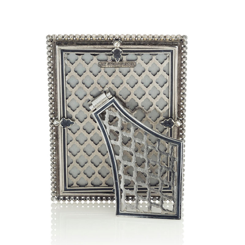 Lucas Metal Picture Frame, Green/Gold, 5" x 7"