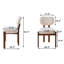 Chaise d'appoint rembourrée en bois massif Amabilia-458674950-444028644