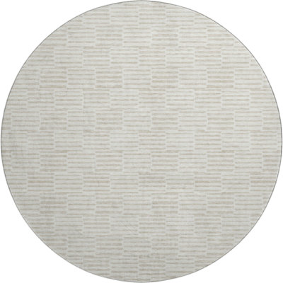 Premium Machine Washable Prisco Ivory Rug