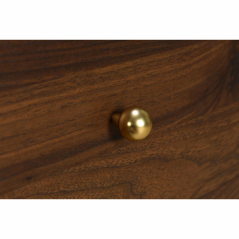Anza Walnut 5-piece Queen Bedroom Set