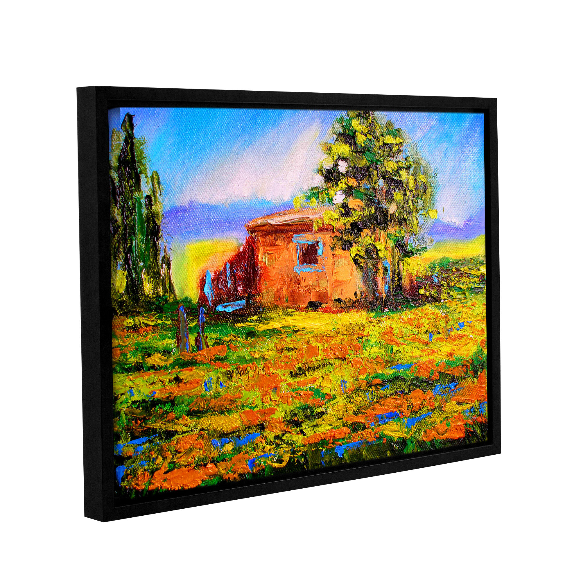 Charlton Home® Prarie Palace On Canvas Painting | Wayfair