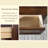 Modern Nut-Brown Solid Wood TV Stands