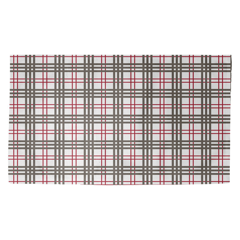 Plaid Indoor Rug, Rectangle 3' x 5'