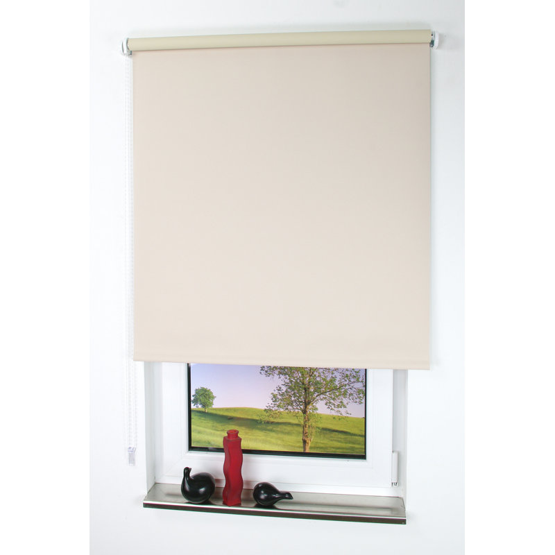 Blackout Roller Shade, Cream, 202cm L x 180cm W