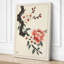 Moonlit Cherry Blossom Japandi - Wrapped Canvas-1185212225-1185212287