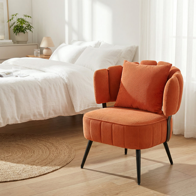Fauteuil demi-tonneau Comfy Modern Accent