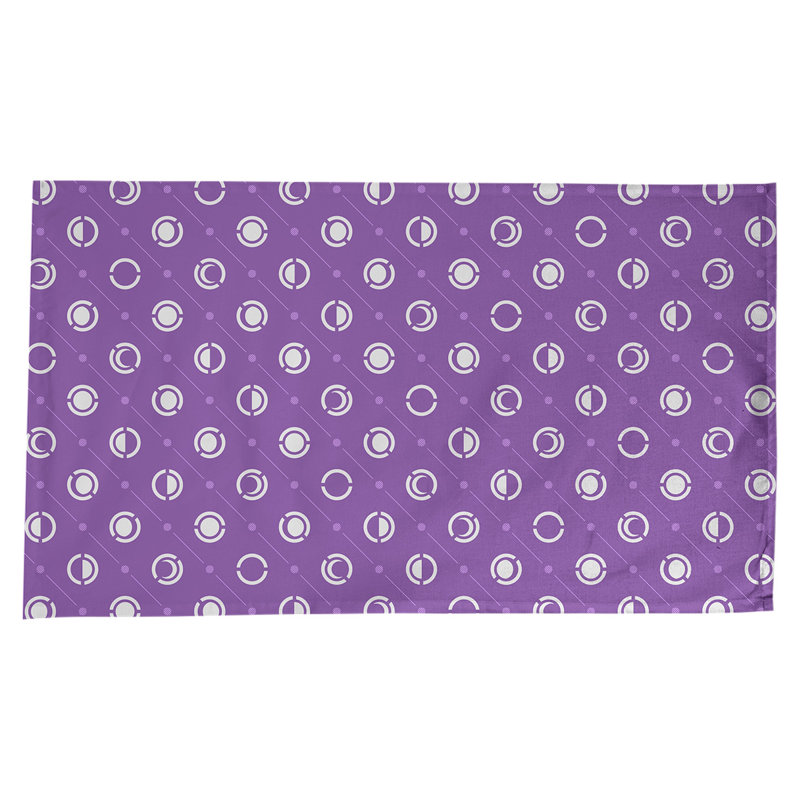 Nappe des phases de lune classiques, Blanc/mauve