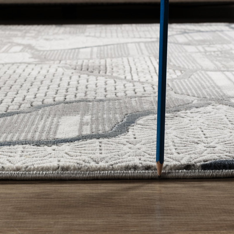 63 po Large, 87 tapis longs avec un motif abstrait, moderne et artistique, 100% teint, pour animaux 3 po x 7 po, envers en jute, motif