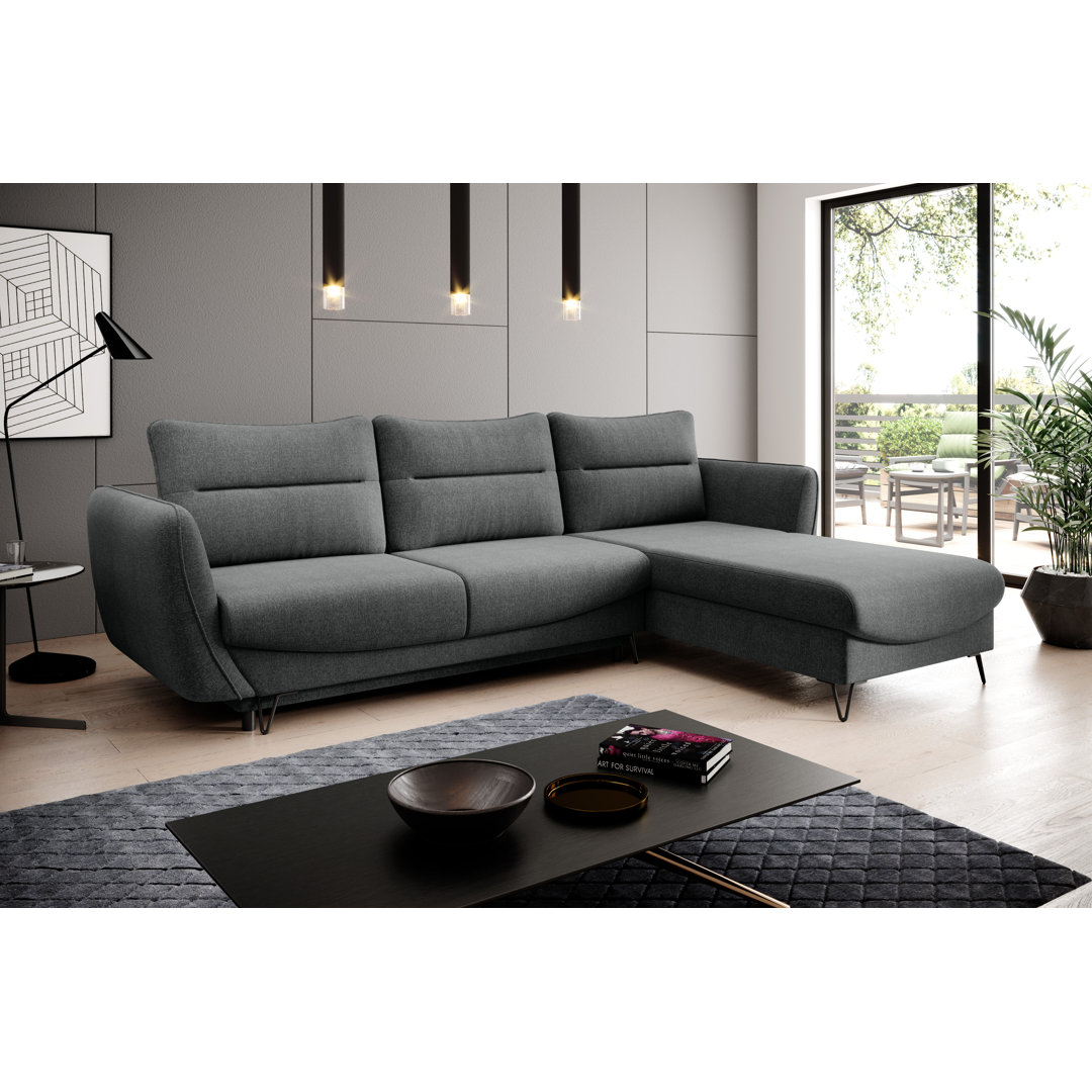 Ecksofa Stottville mit Bettfunktion