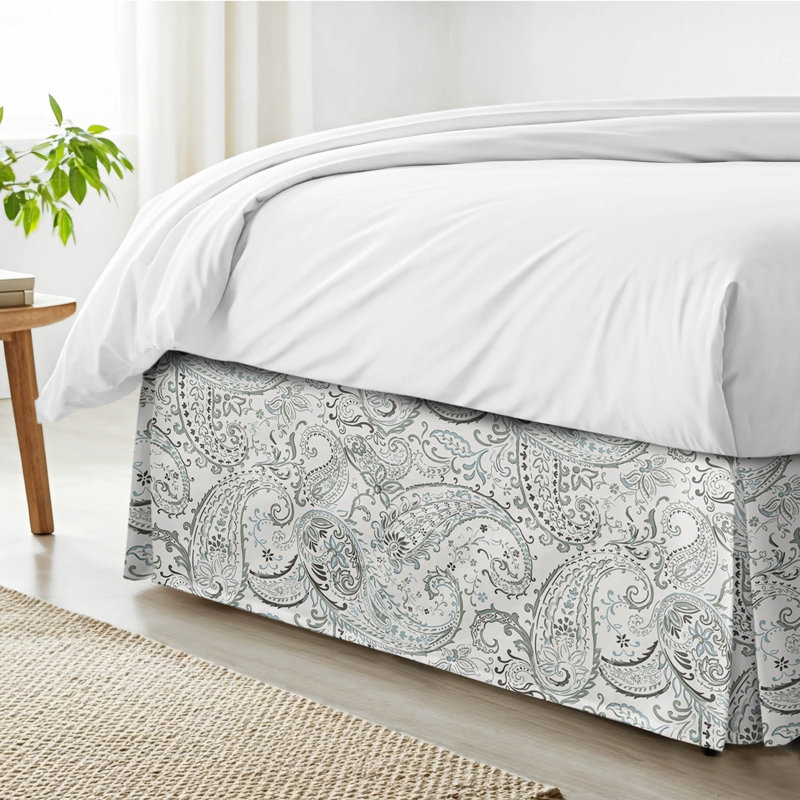 Jupe de lit Paisley, 15", Très grand