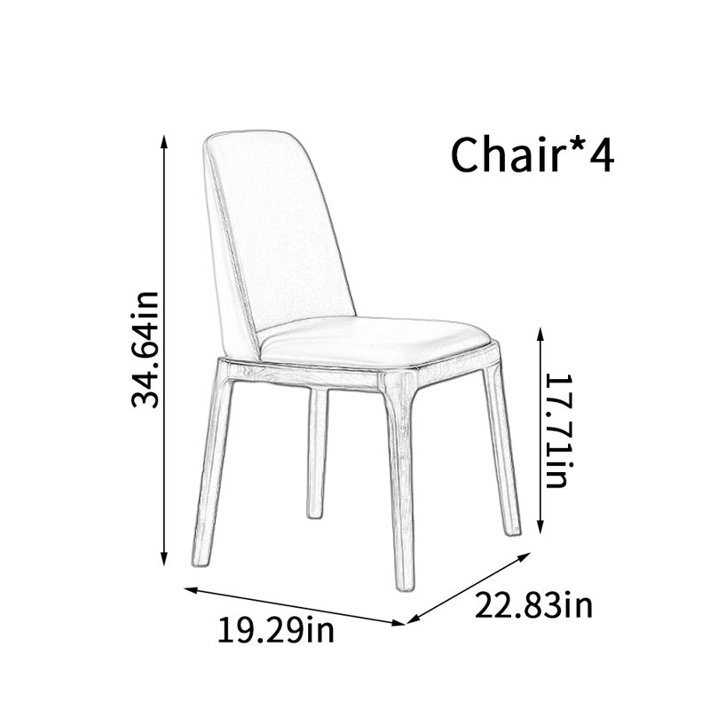 Chaises de salle à manger Casual