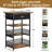 4-Tier AV Media Stand With Drawer, Game Console Shelf, And Audio Rack For Entertainment