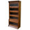 Nijaz 5 Stack Barrister Bookcase - Light Brown Walnut