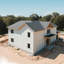 4.5 x 150 ft House Wrap 0.13 mm Thick Drop Cloth Vapour Barrier Covering-794686482