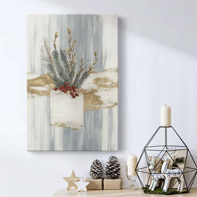 Art des Fêtes de Noël - Toile tendue avec châssis CCXCIX, H 27 po x l 18 po