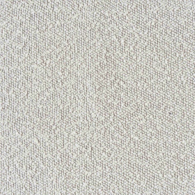 Chaise rembourrée en acrylique Boucle, Ivoire ivoire