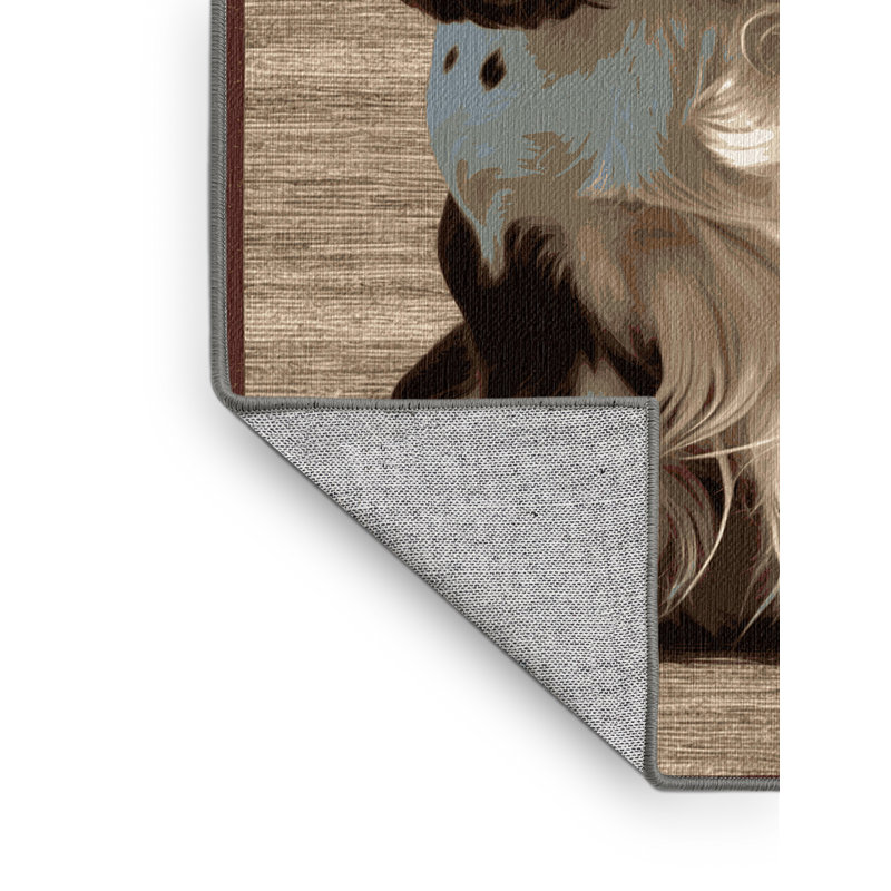 Washable Field Spaniel Dogs Area Rug, Runner 2' x 5'