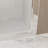 29-28"X 72" Pivot Shower Door, Chrome Aluminum Frame, Half Frame ,1/4"(6Mm) Tempered Glass Explosion Proof Film,Stainless Steel Handle