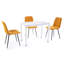 Damar Glass Top Metal Base Dining Table-17958640