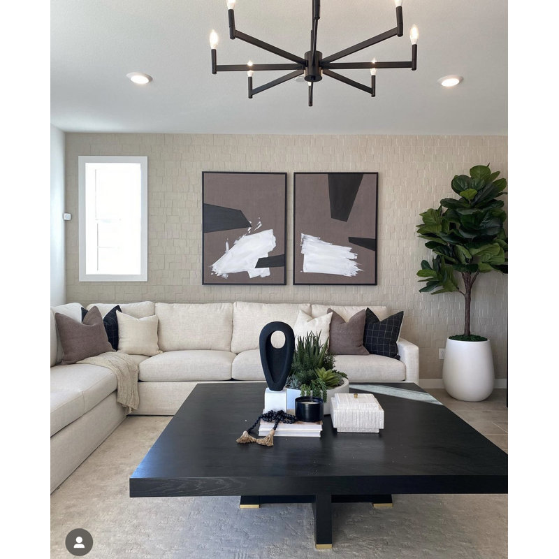 Perry Single Coffee Table, Black